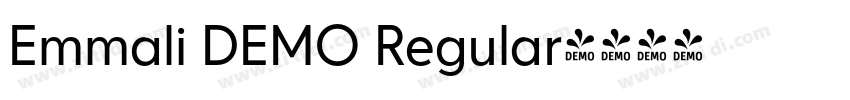 Emmali DEMO Regular字体转换